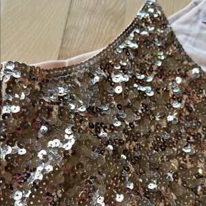 Gold Sequin Cocktail Dress